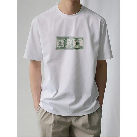Tricou din bumbac de o sută de dolari